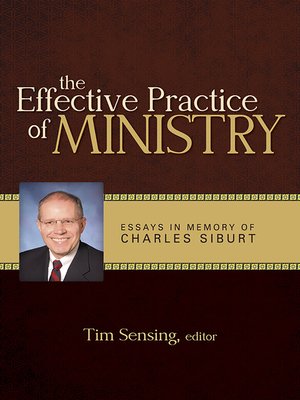 cover image of The Effective Practice of Ministry